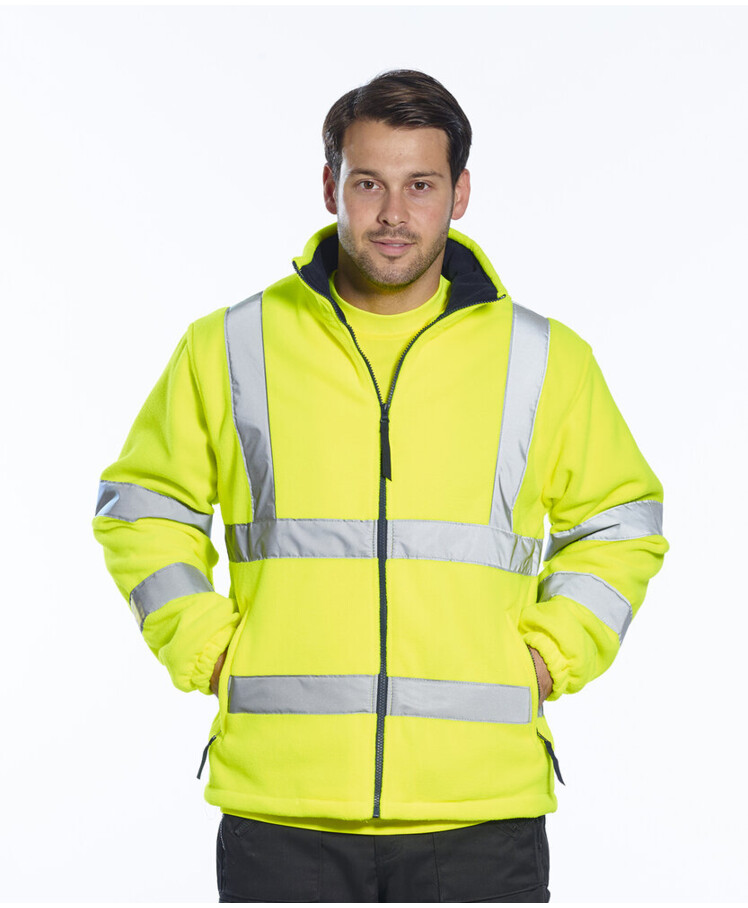 Hi-vis mesh-lined fleece (F300) Thumbnail