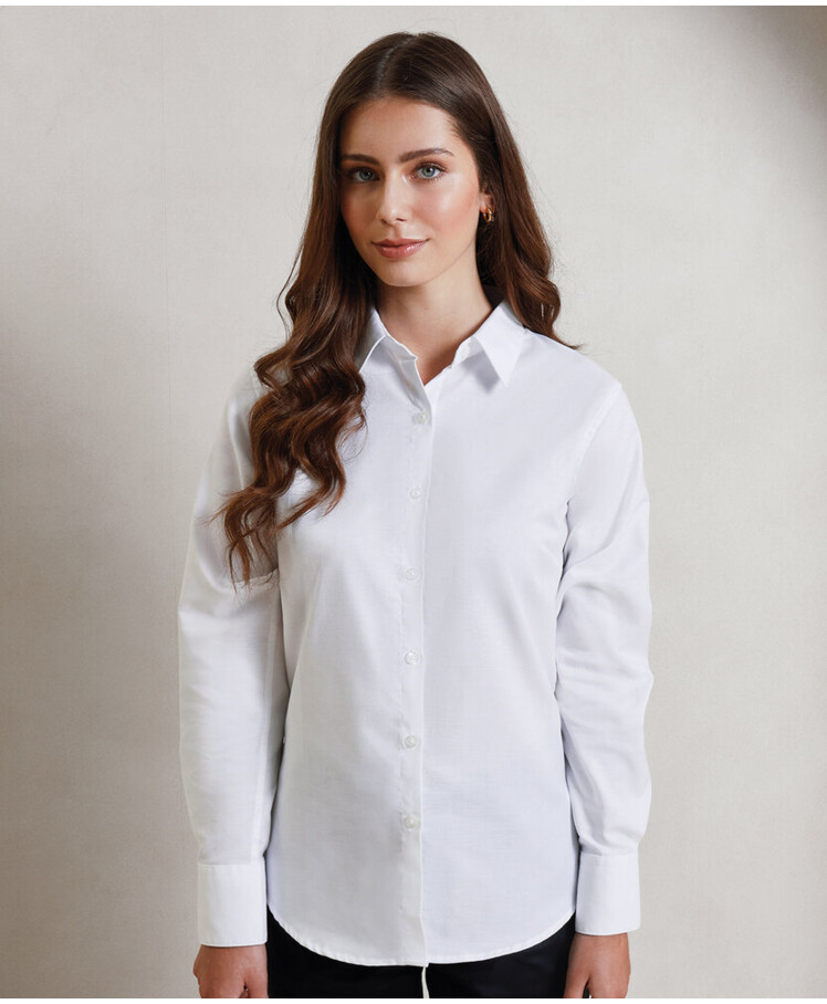 Women's signature Oxford long sleeve shirt Thumbnail