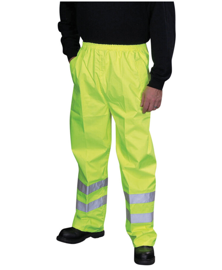 Hi-vis waterproof overtrousers (HVS461) Thumbnail