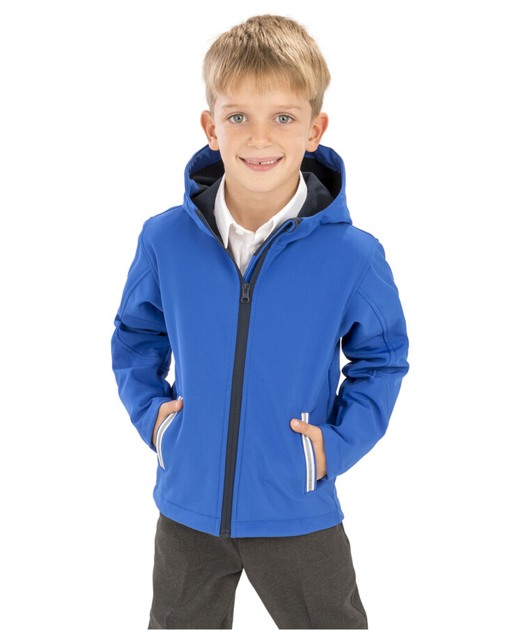 Core junior TX performance hooded softshell jacket Thumbnail