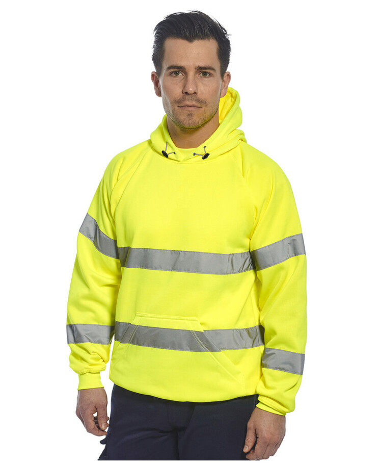 Hi-vis hooded sweatshirt (B304) Thumbnail