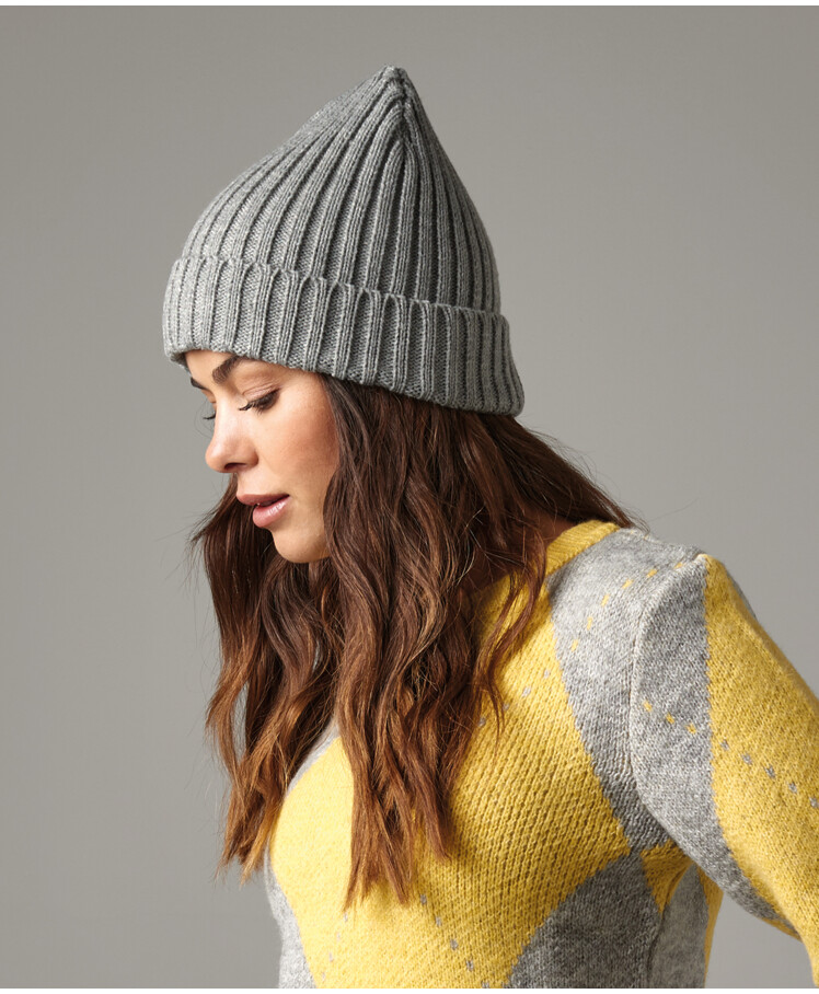 Chunky ribbed beanie Thumbnail
