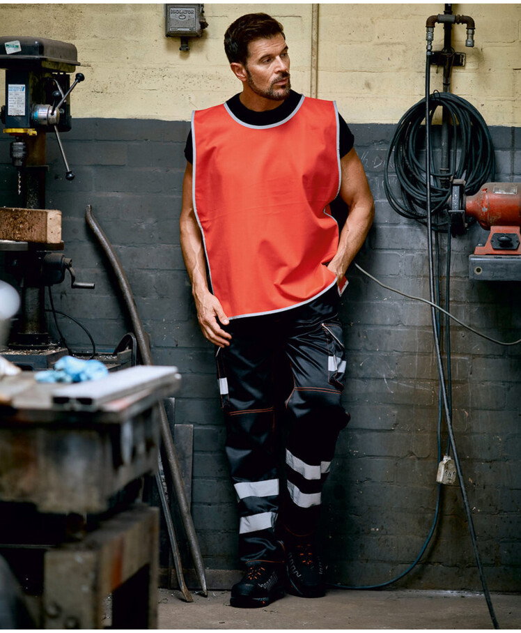 Hi-vis reflective border tabard (HVJ259) Thumbnail