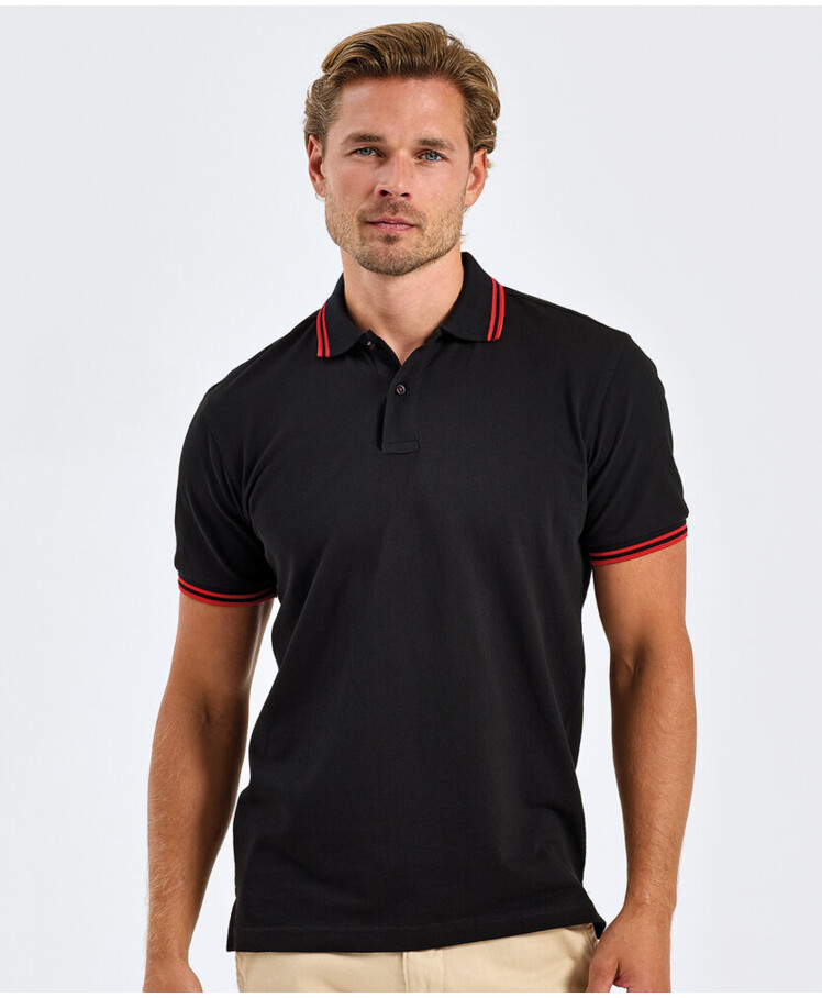 Men's classic fit tipped polo Thumbnail