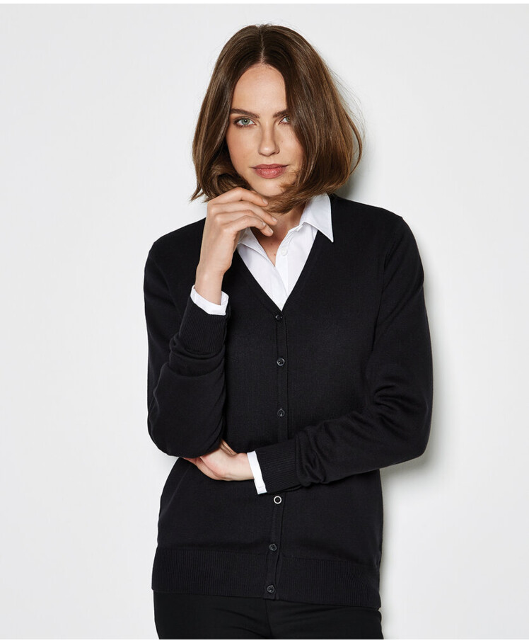 Women's Arundel v-neck cardigan long sleeve (classic fit) Thumbnail