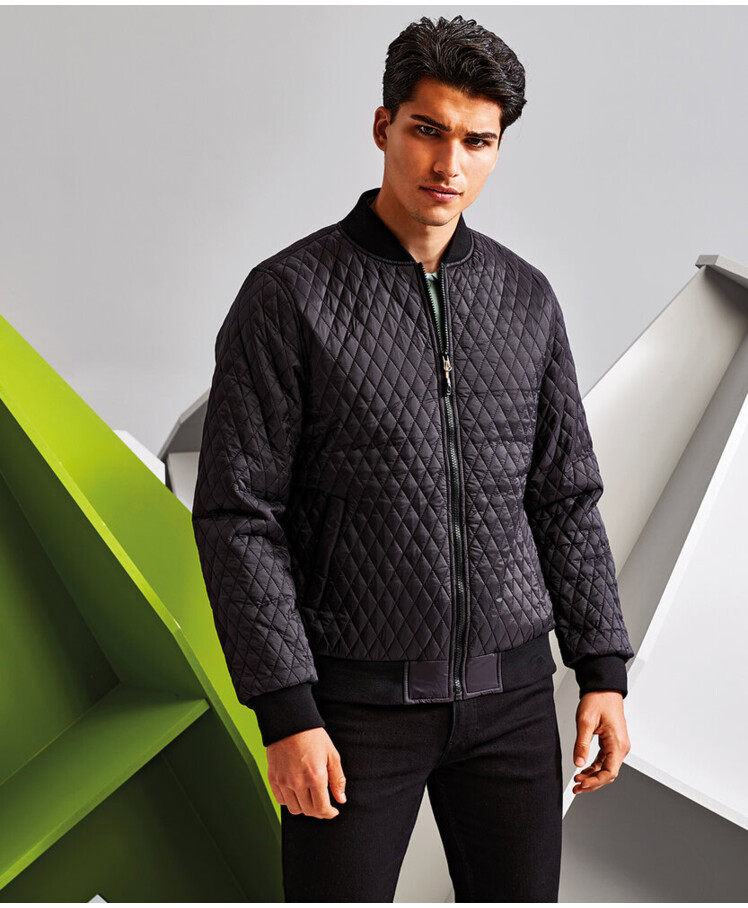 Quilted flight jacket Thumbnail