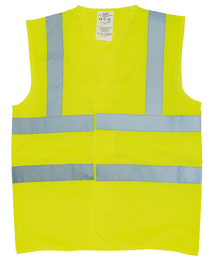 Flame-retardant hi-vis sleeveless waistcoat (HVW100FR) Thumbnail