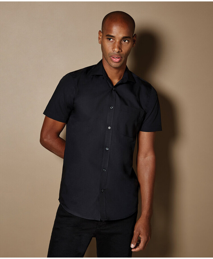Poplin shirt short-sleeved (tailored fit) Thumbnail