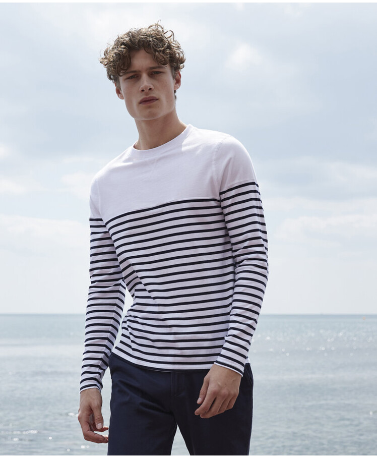 Long sleeve Breton striped T Thumbnail