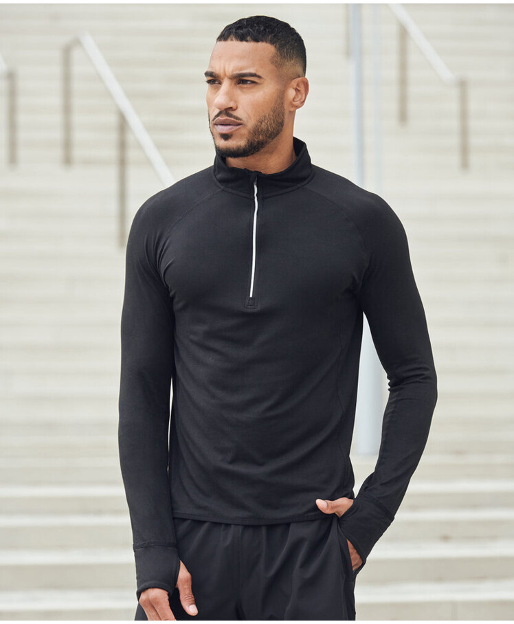 Long-sleeved ¼ zip top Thumbnail