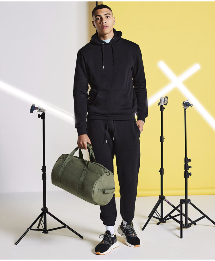 Vintage canvas barrel bag Thumbnail