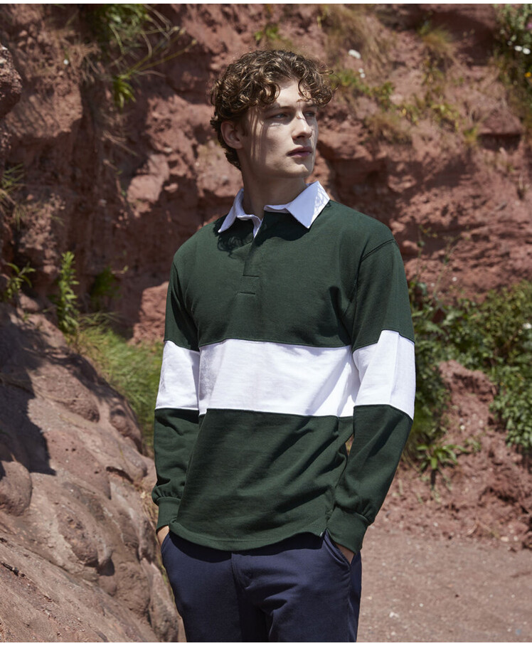 Panelled rugby shirt Thumbnail
