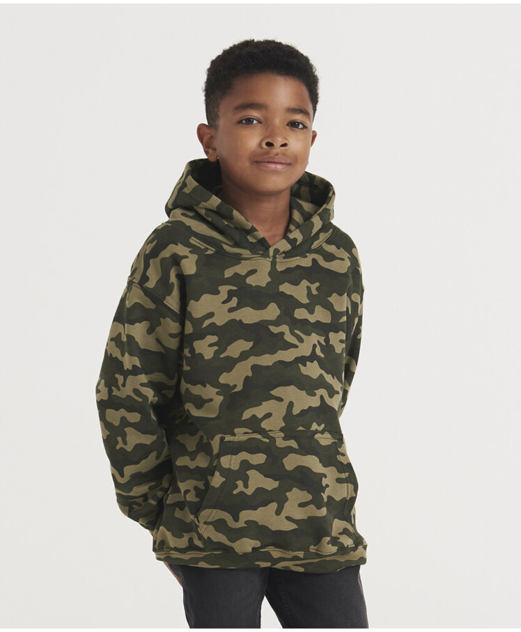 Kids camo hoodie Thumbnail