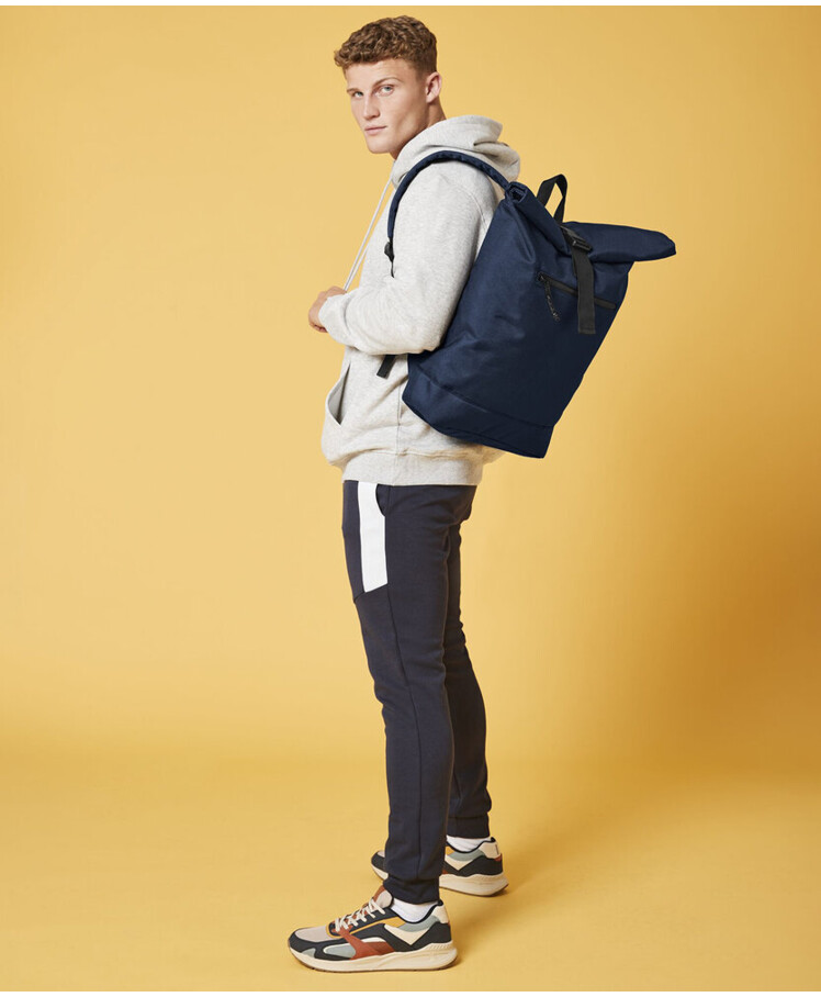 Recycled rolled-top backpack Thumbnail