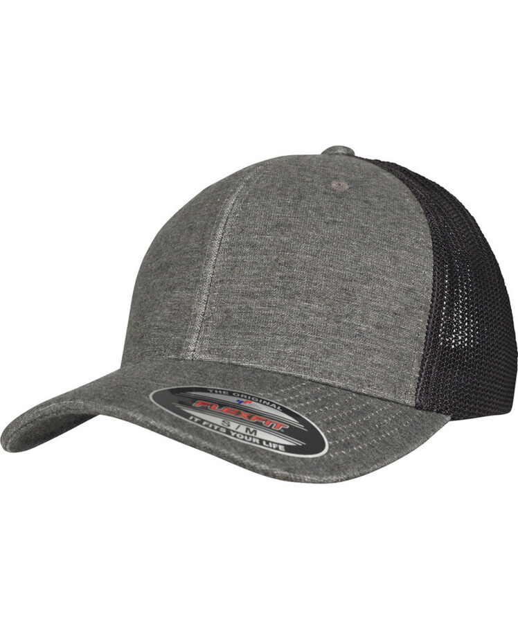 Retro trucker melange cap (6511M) Thumbnail
