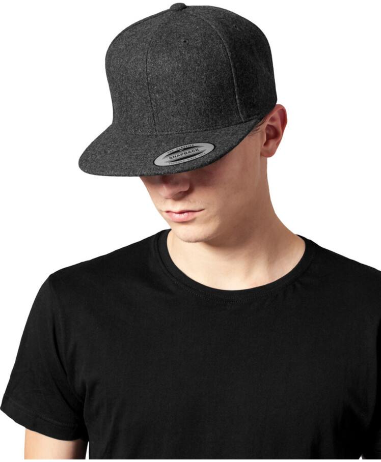 Melton wool snapback (6689M) Thumbnail