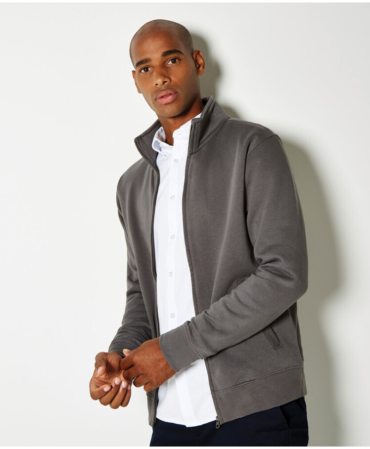 Regular fit zipped sweatshirt Thumbnail