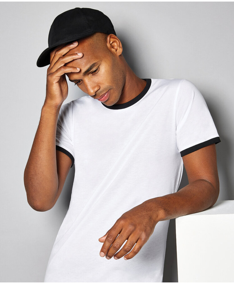 Fashion fit ringer tee Thumbnail