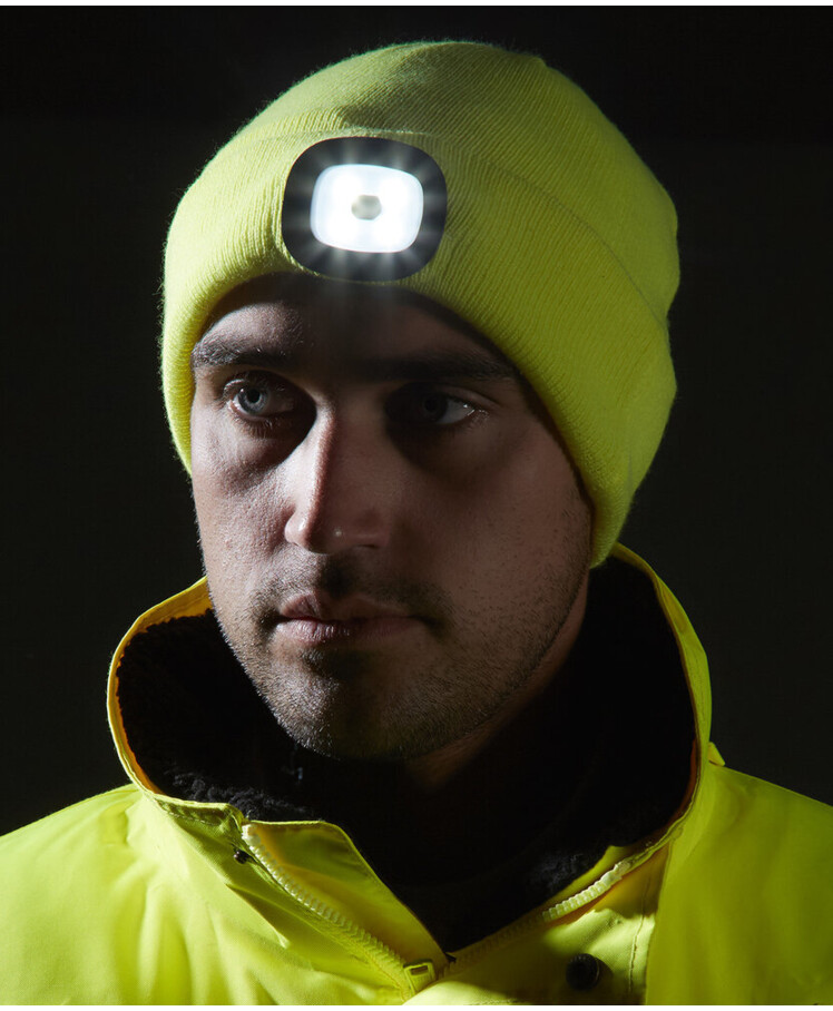 Beanie LED headlight USB rechargeable (B029) Thumbnail