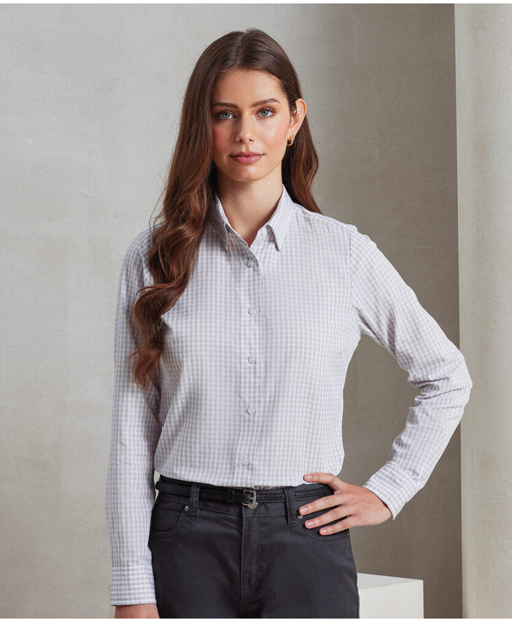 Women's Maxton check long sleeve shirt Thumbnail