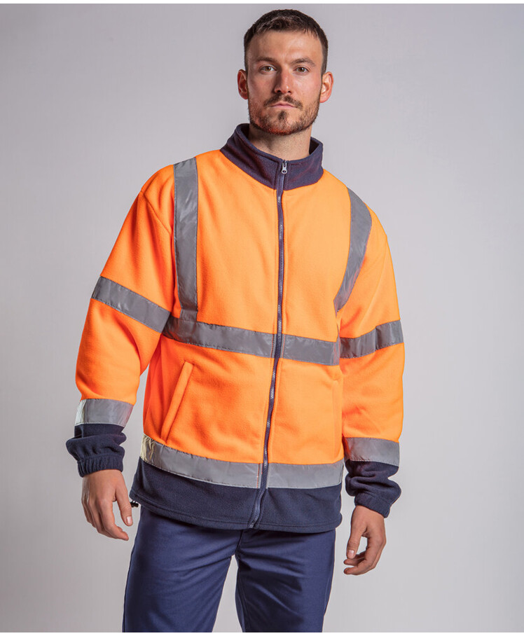 High visibility full-zip fleece Thumbnail