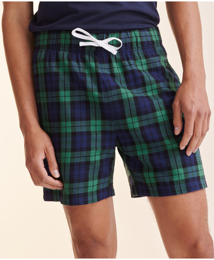 Tartan lounge shorts Thumbnail