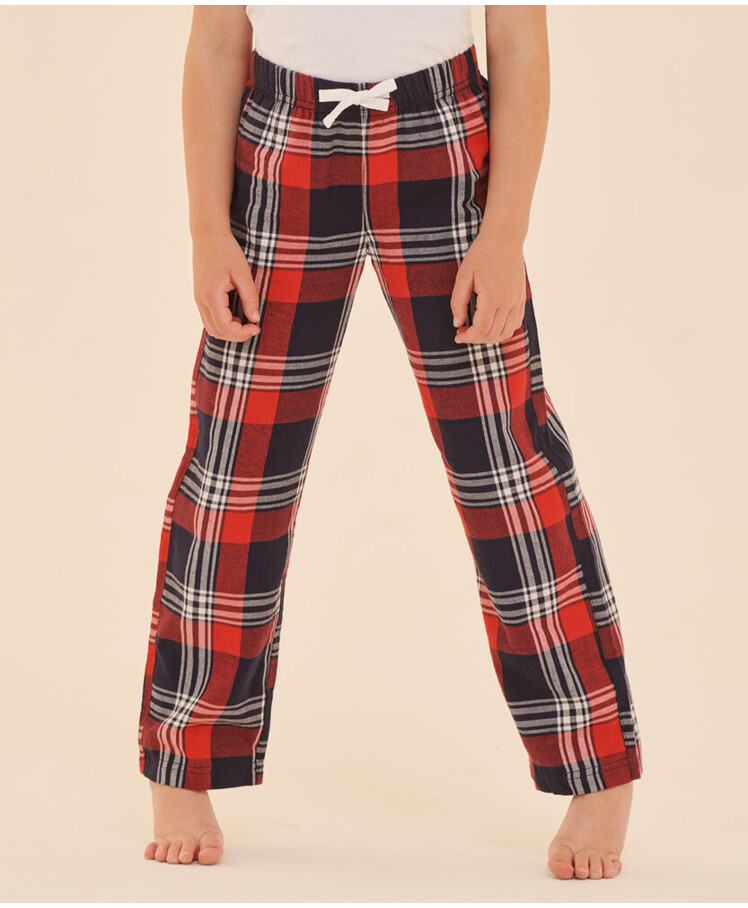 Kids tartan lounge pants Thumbnail
