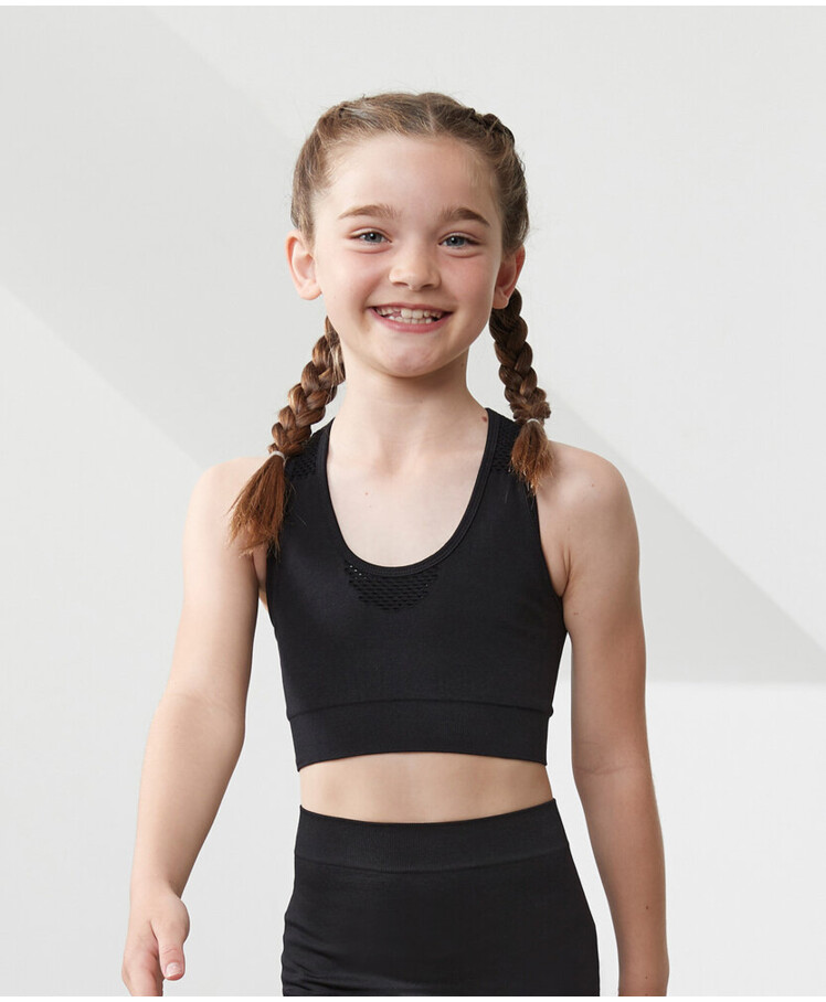 Kids seamless crop top Thumbnail