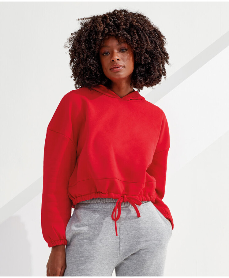 Women's TriDri® cropped oversize hoodie Thumbnail