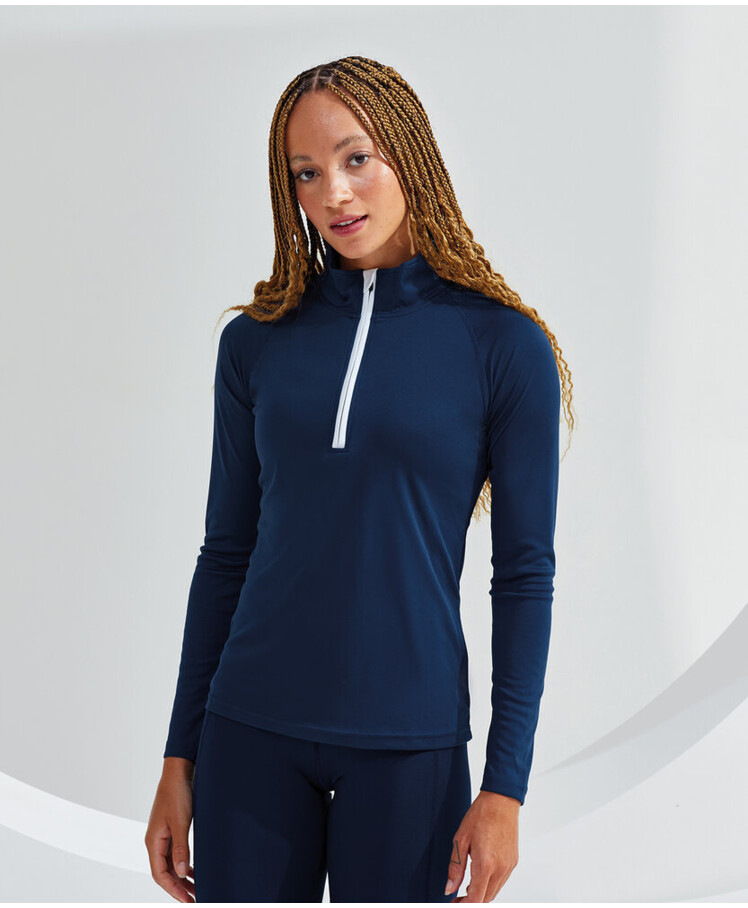 Women's TriDri® long sleeve performance ¼ zip Thumbnail