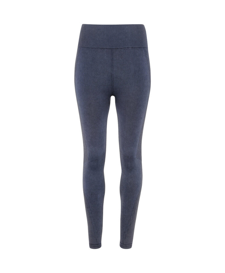 Women's TriDri® seamless '3D fit' multi-sport denim look leggings Thumbnail