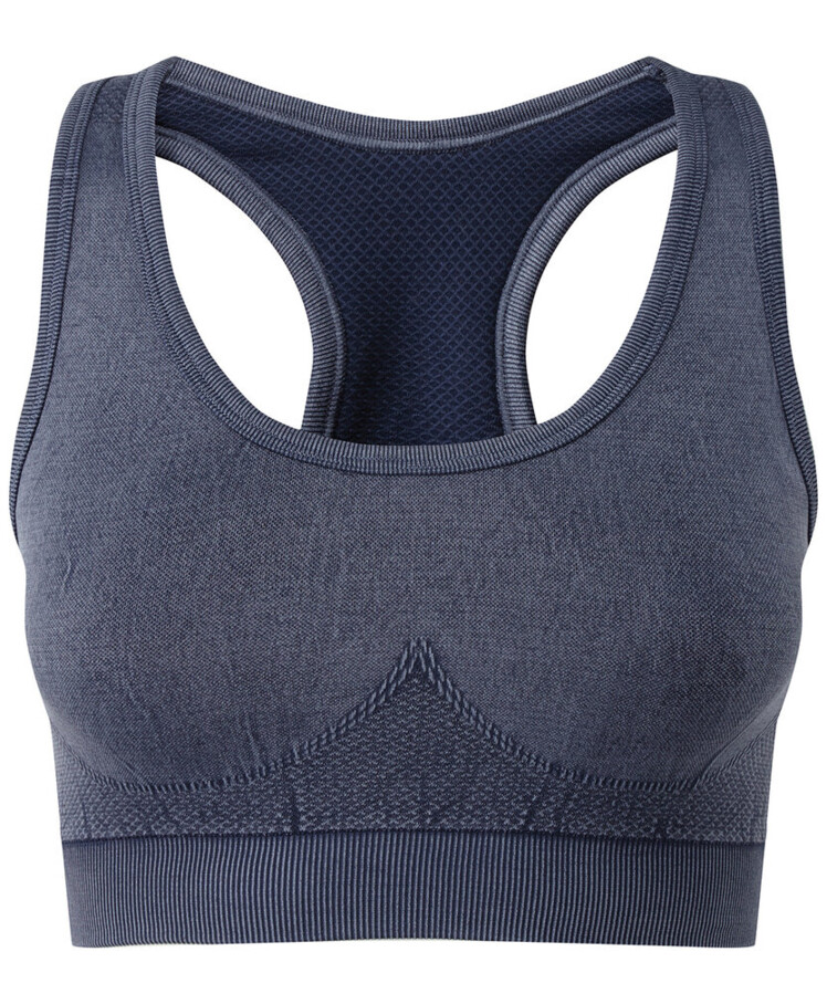 TriDri® seamless '3D fit' multi-sport denim look bra Thumbnail