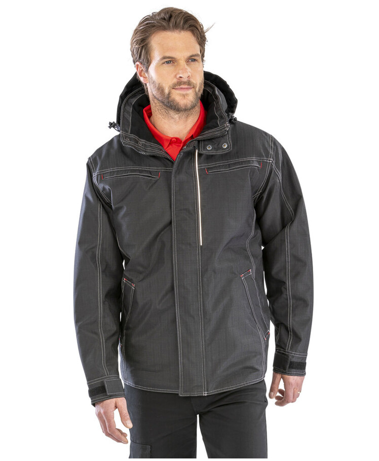 Denim texture rugged jacket Thumbnail