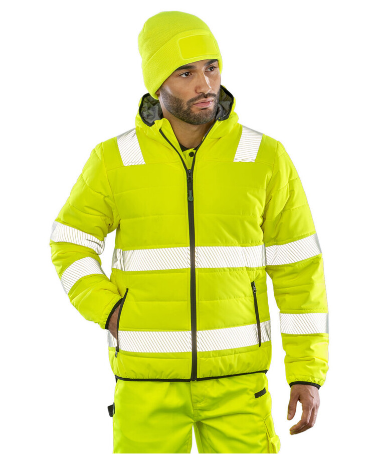 Recycled ripstop padded safety jacket Thumbnail
