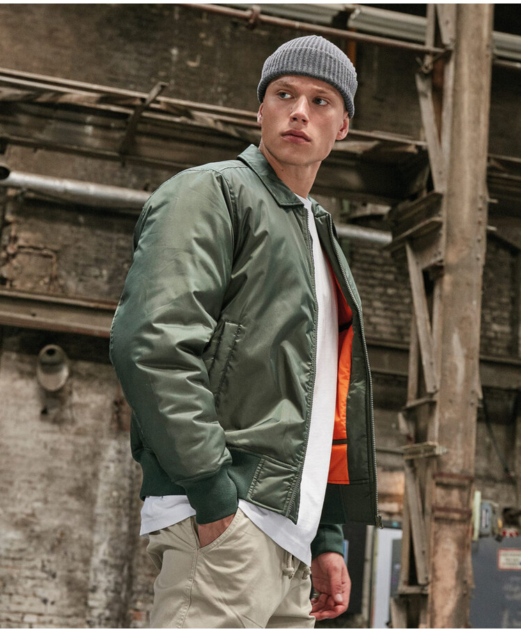 Collar bomber jacket Thumbnail