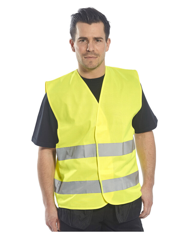 Hi-vis two-band vest (C474) Thumbnail