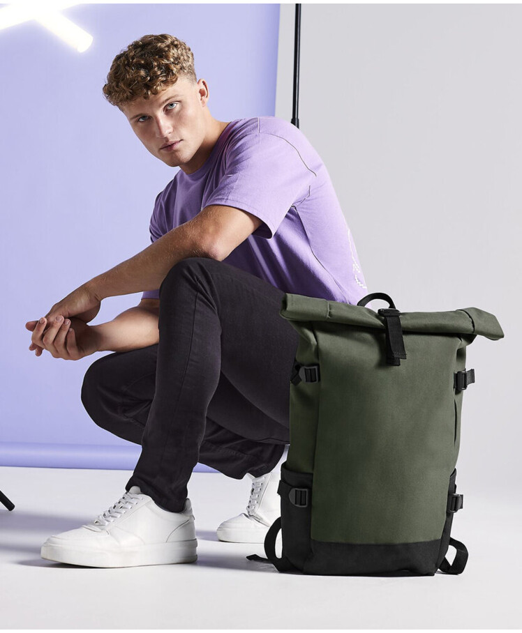 Block roll-top backpack Thumbnail