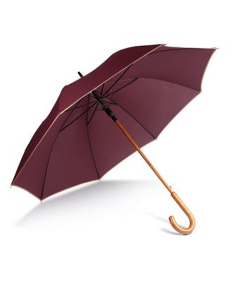 Auto open wooden umbrella Thumbnail