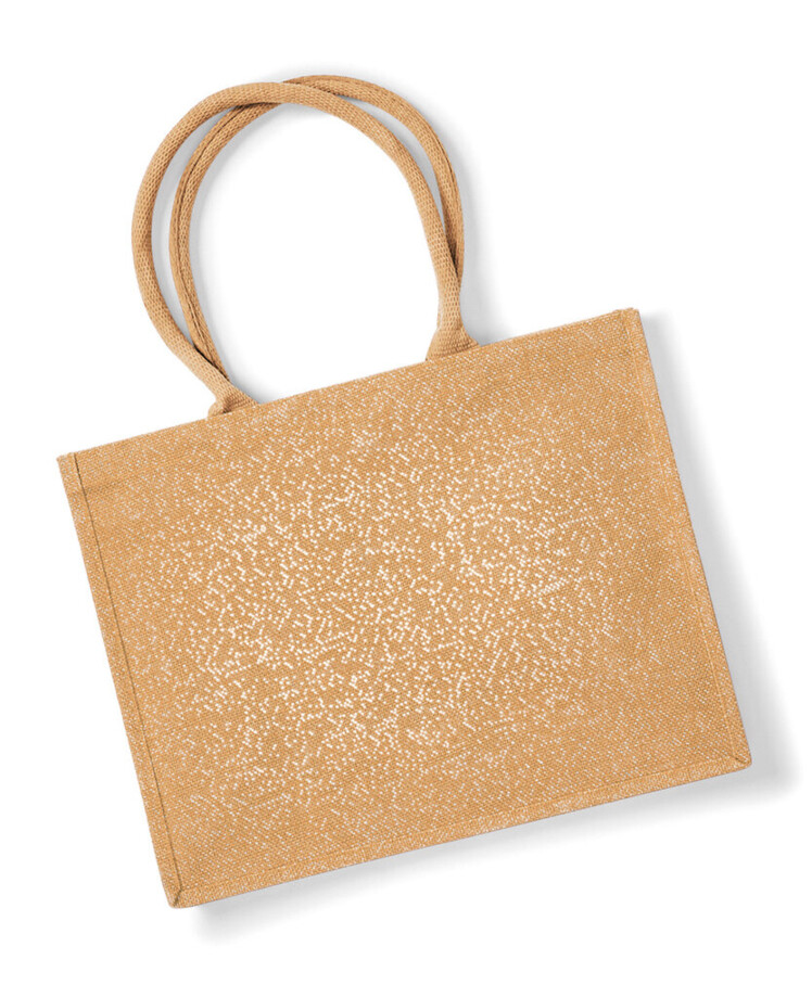 Shimmer jute shopper Thumbnail