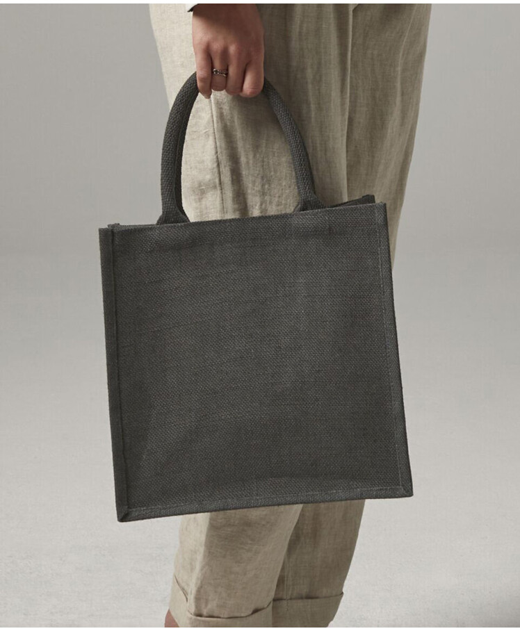 Jute midi tote Thumbnail