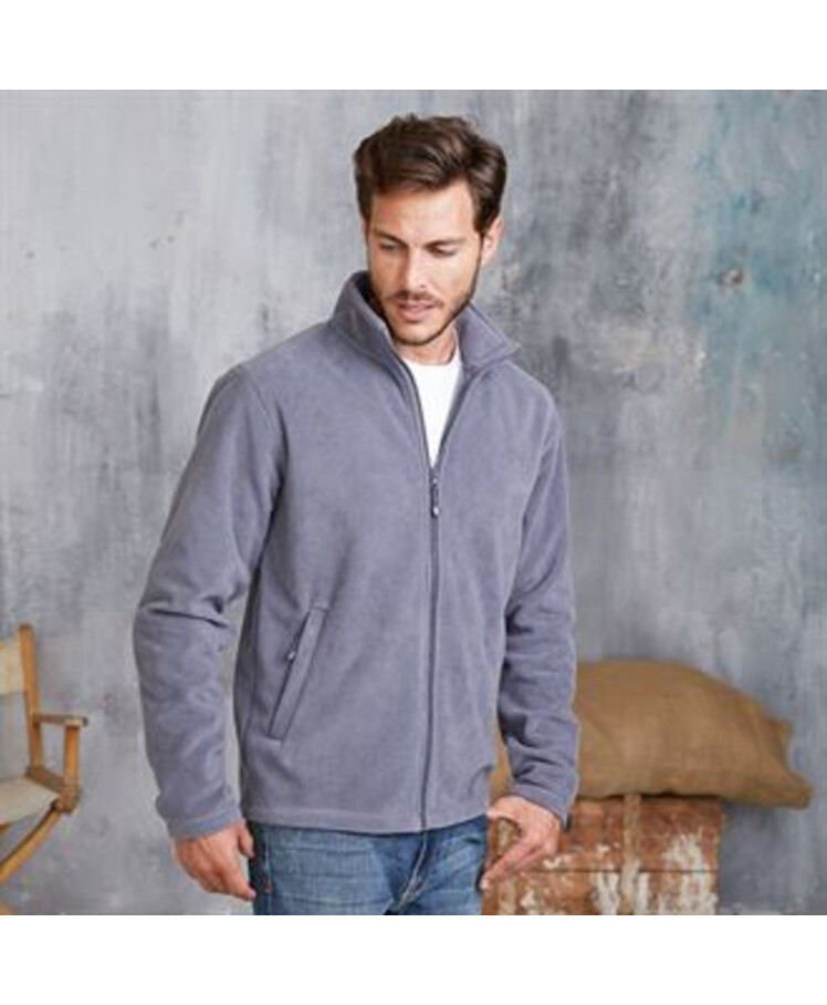 Zip-through microfleece jacket Thumbnail