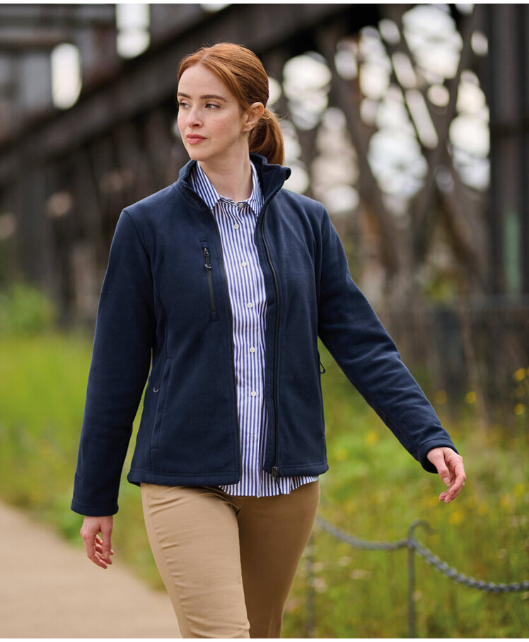 Women's Honestly made recycled full zip fleece Thumbnail