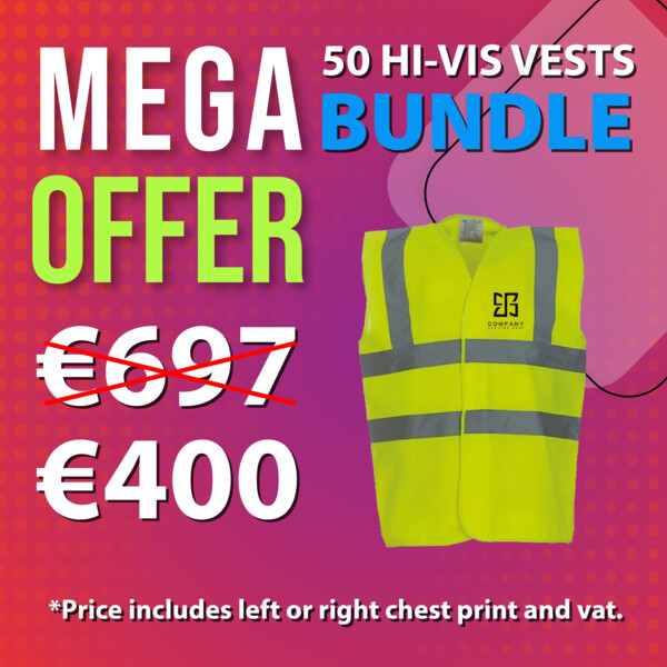 Bundle 4 - 50 Hi-Vis Vests Thumbnail