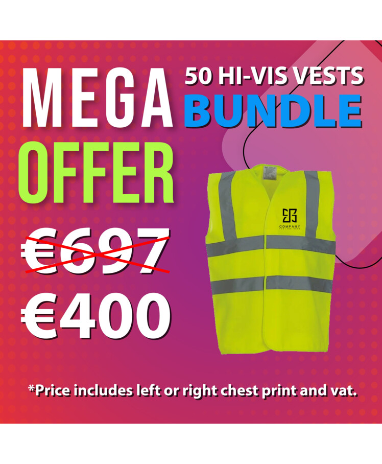 Bundle 4 - 50 Hi-Vis Vests Thumbnail