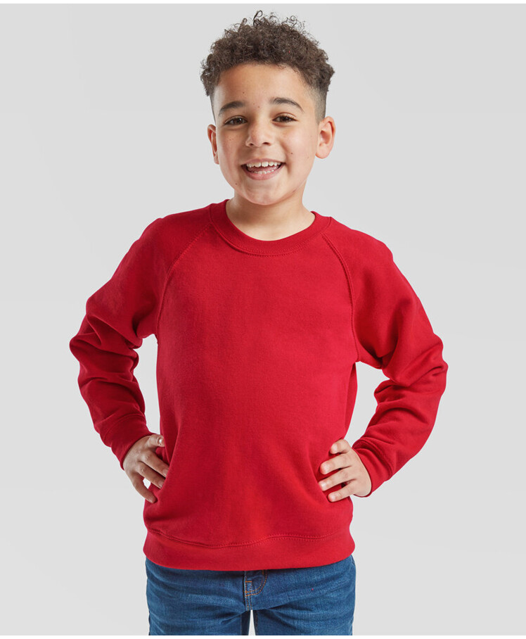 Kids classic raglan sweatshirt Thumbnail