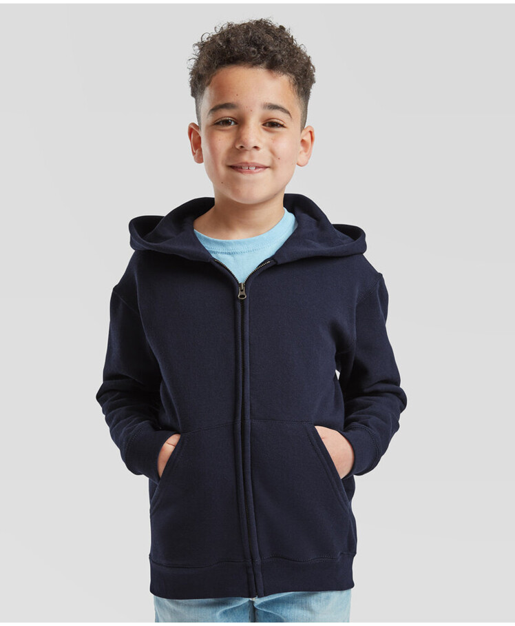 Kids classic hooded sweatshirt jacket Thumbnail