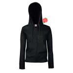 Premium 70/30 lady-fit hooded sweatshirt jacket Thumbnail