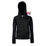 Premium 70/30 lady-fit hooded sweatshirt jacket Thumbnail