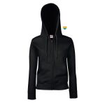 Premium 70/30 lady-fit hooded sweatshirt jacket Thumbnail