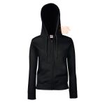 Premium 70/30 lady-fit hooded sweatshirt jacket Thumbnail